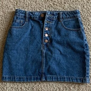 Forever 21 denim skirt